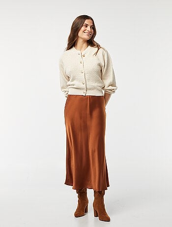 Gilet avec boutons fantaisies dorés