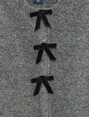 Gilet avec ouverture noeuds