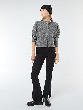 Gilet cropped en maille