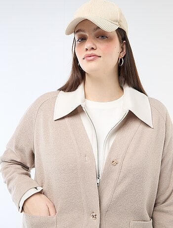 Gilet en maille doudou