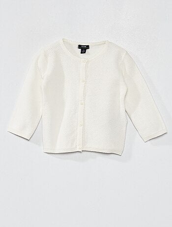 Gilet en maille fantaisie