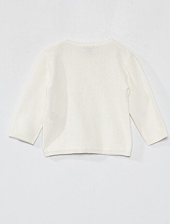 Gilet en maille fantaisie