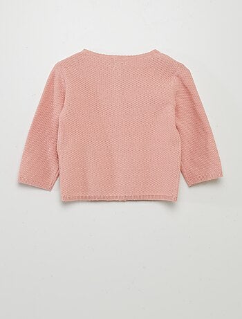 Gilet en maille fantaisie