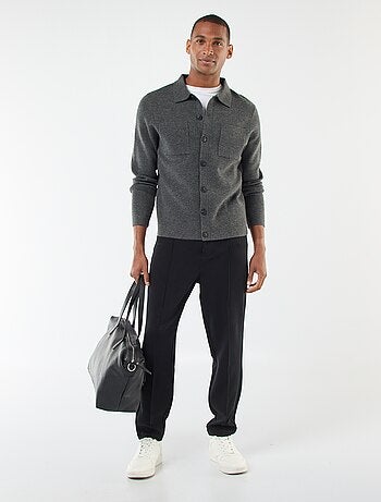 Gilet en maille fine jauge