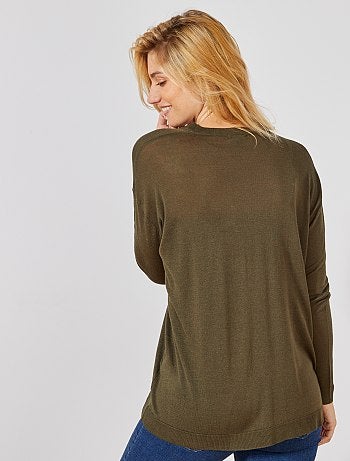 Gilet en maille fine - Kiabi