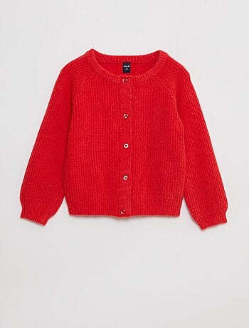 Gilet en maille grosse jauge avec ouverture aimantée - So Easy