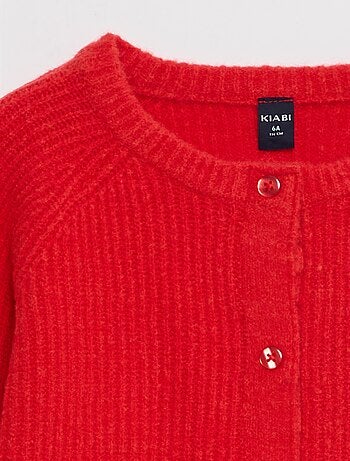 Gilet en maille grosse jauge avec ouverture aimantée - So Easy