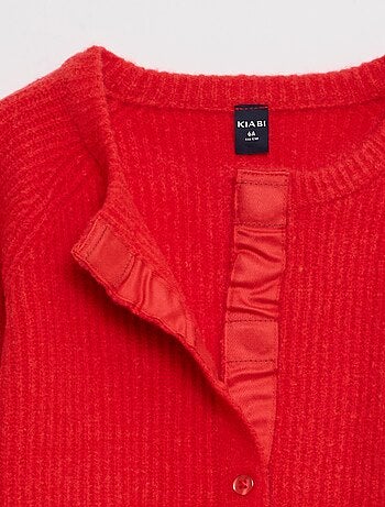 Gilet en maille grosse jauge avec ouverture aimantée - So Easy