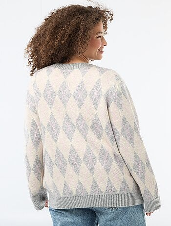 Gilet en maille grosse jauge