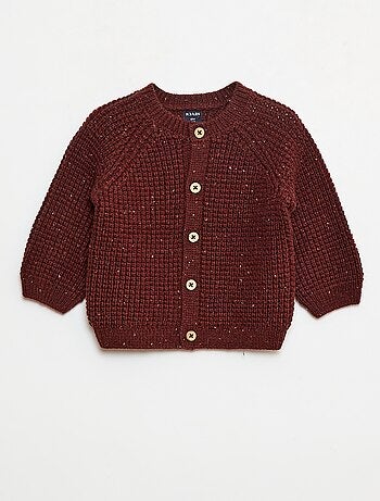 Gilet en maille grosse jauge