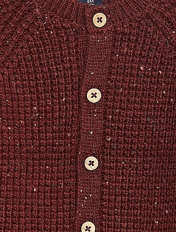 Gilet en maille grosse jauge