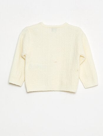 Gilet en maille tricot