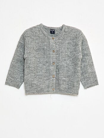 Gilet en maille tricot