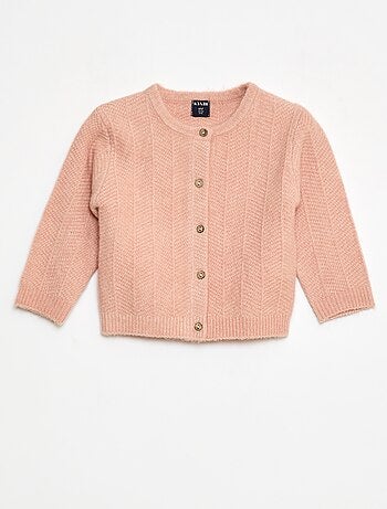 Gilet en maille tricot