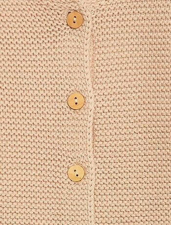 Gilet en point mousse