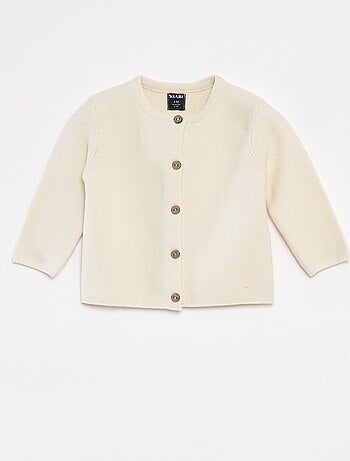 Gilet en tricot avec ouverture boutonnée