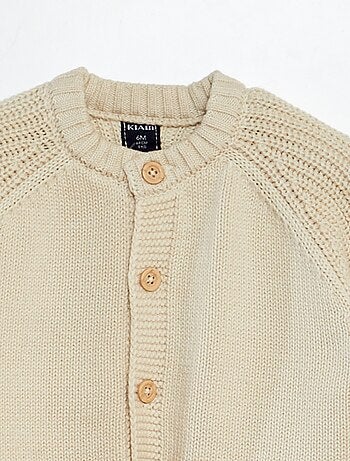 Gilet en tricot boutonné