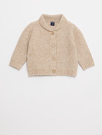 Gilet épais à col châle