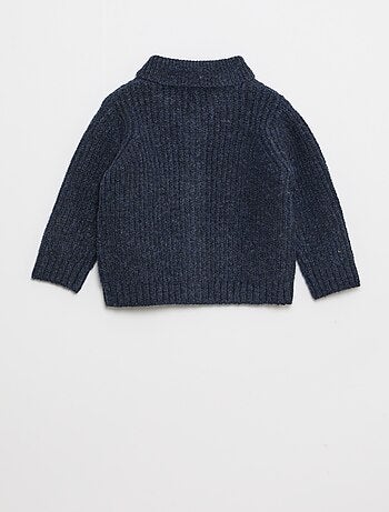 Gilet épais à col châle
