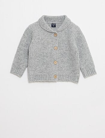 Gilet épais à col châle