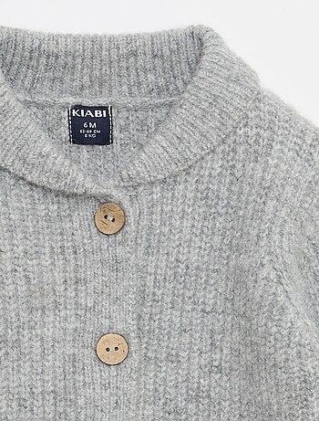 Gilet épais à col châle