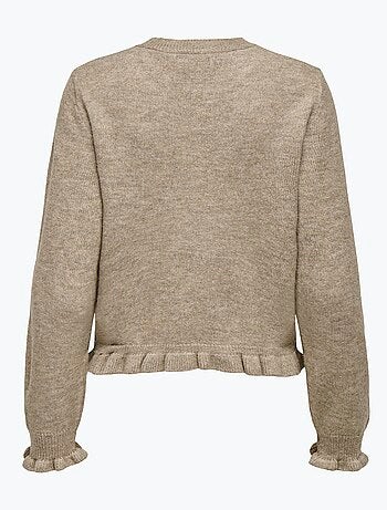 Gilet fin à frisette fantaisie 'JDY'