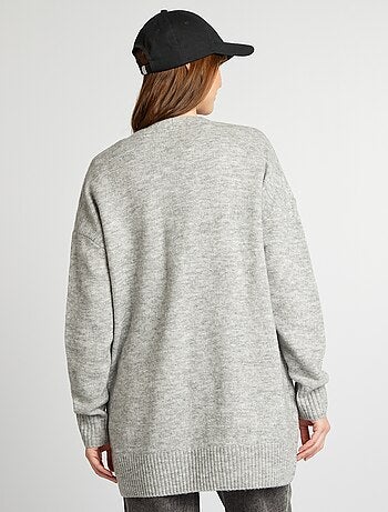 Gilet long avec poches