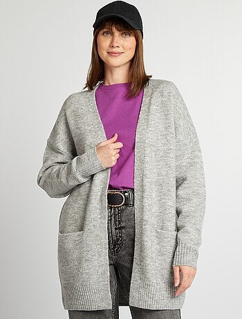 Gilet long avec poches