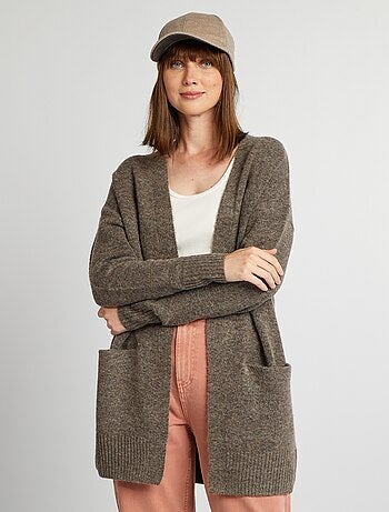 Gilet long avec poches