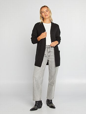Gilet long avec poches