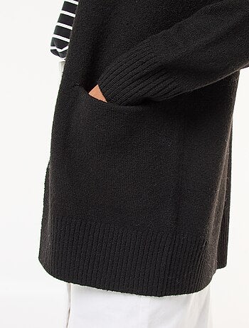 Gilet long ouvert