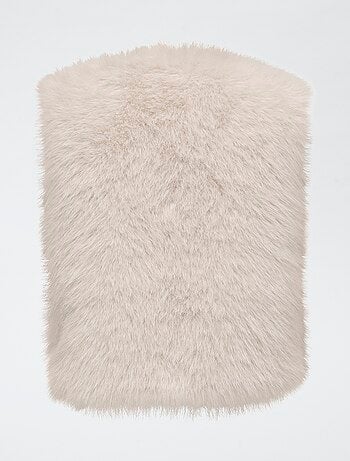 Gilet sans manche 'JDY' effet pelucheux uni