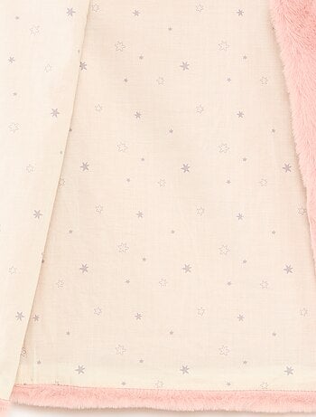Gilet sans manches en fausse fourrure