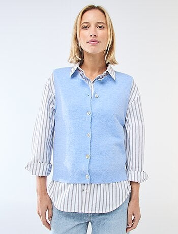 Gilet sans manches uni