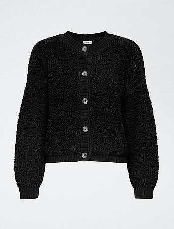 Gilet tricot col rond uni 'JDY'