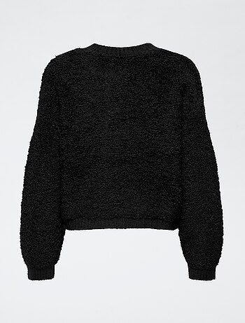 Gilet tricot col rond uni 'JDY'