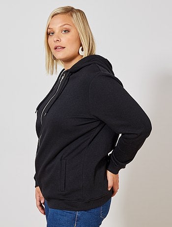 Gilet zippé avec capuche - Kiabi