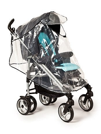 Habillage pluie en plastique transparent