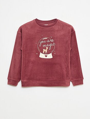 Haut de pyjama à motif