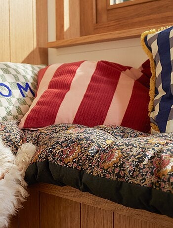 Housse de coussin brodée - Kiabi Home