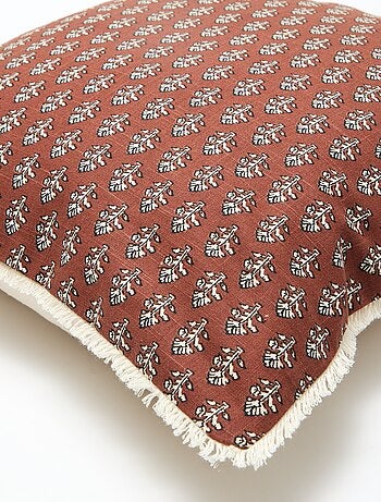 Housse de coussin imprimée fleurs (45x45 cm) - Kiabi Home