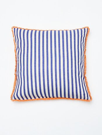 Housse de coussin rayée - Kiabi Home