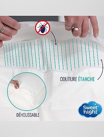 Housse pour oreiller anti punaise de lit