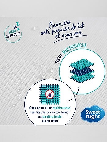 Housse pour oreiller anti punaise de lit