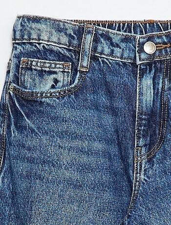 Jean baggy uni 5 poches