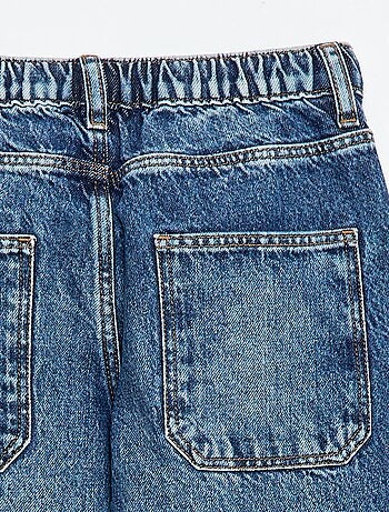 Jean baggy uni 5 poches