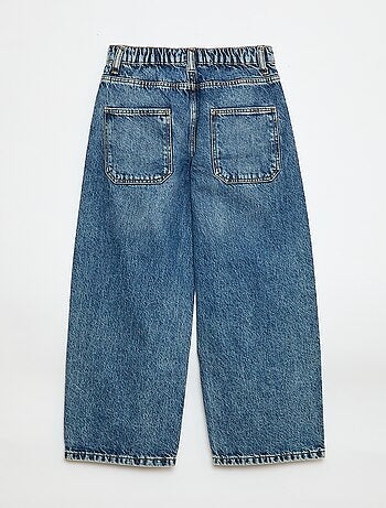 Jean baggy uni 5 poches