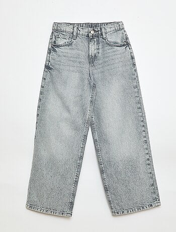 Jean baggy uni 5 poches