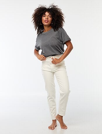 Jean coupe mom - L28