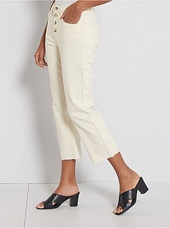 Jean coupe regular coupé à cru - Kiabi